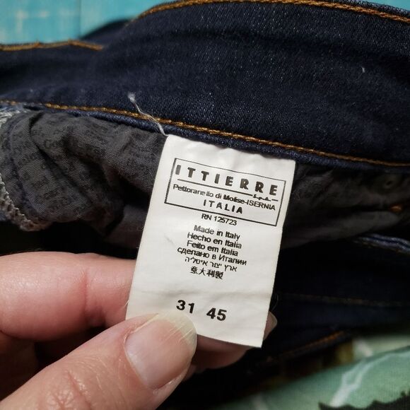 Italian John Galliano jeans Dark Wash Jeans 31 made in Italy - Picture 7 of 16